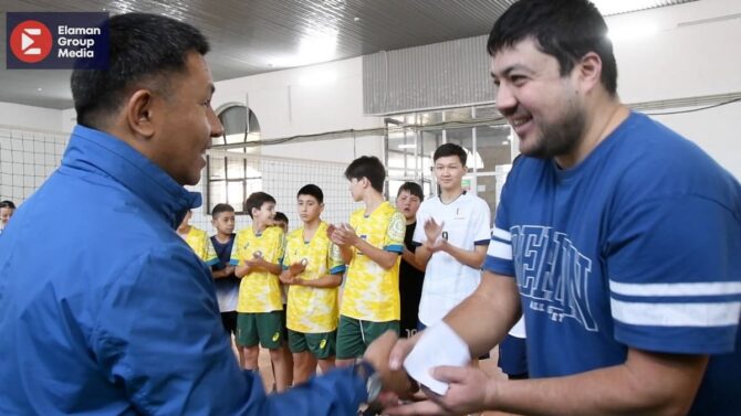 Азамат Утегенов отметил успехи волейболистов «Түлкібас»