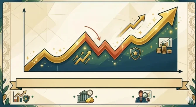 gold correction long-term potential